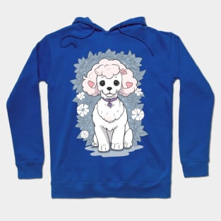 Floral Poodle's Enchantment Hoodie